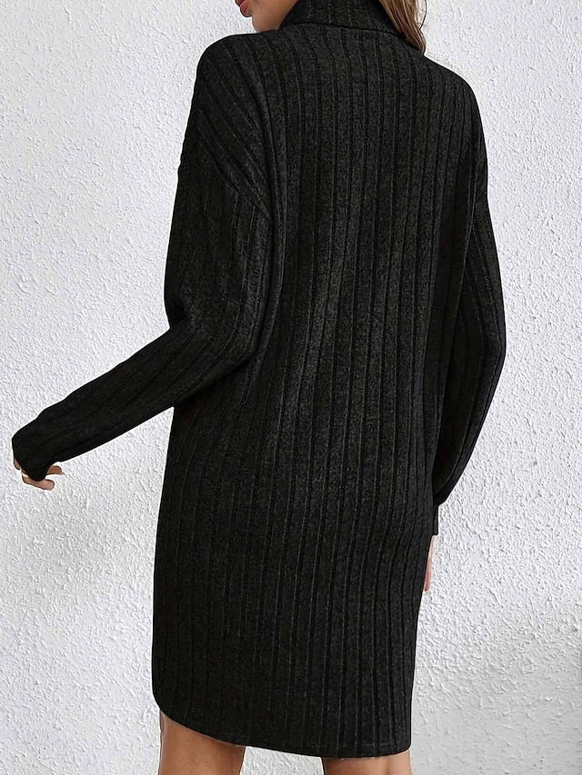 Women's Mini Dress Sweater Dress Casual Dress Fashion