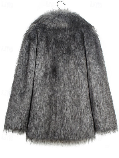 Fur Women's Furs Warm Comfortable Coat Faux