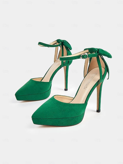 Stiletto Strap Elegant Platform Ankle Heels Women's with