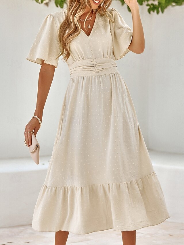 Women's Midi Dress A Line Dress Summer Dress Casual Daily