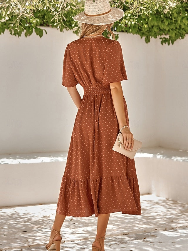 Women's Midi Dress A Line Dress Summer Dress Casual Daily