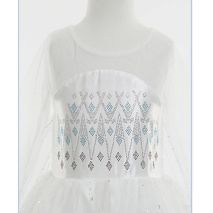 Frozen Dress Elsa Fairytale Girl Flower Princess Vacation