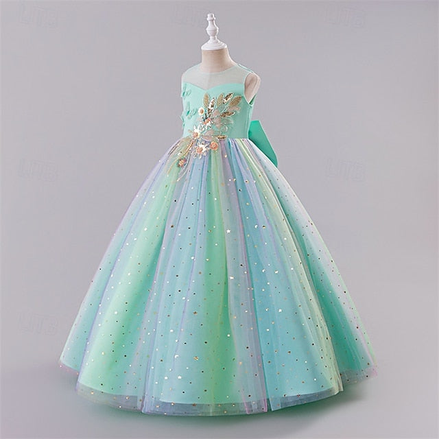 Dress Girls' Kid's Girl Flower Princess