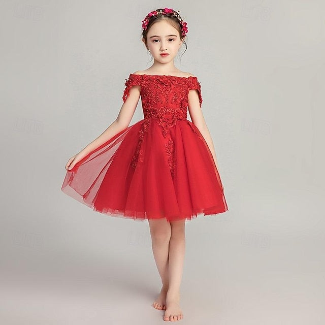 Sequin Toddler Party Dress Girl Flower 3/4 Girls'