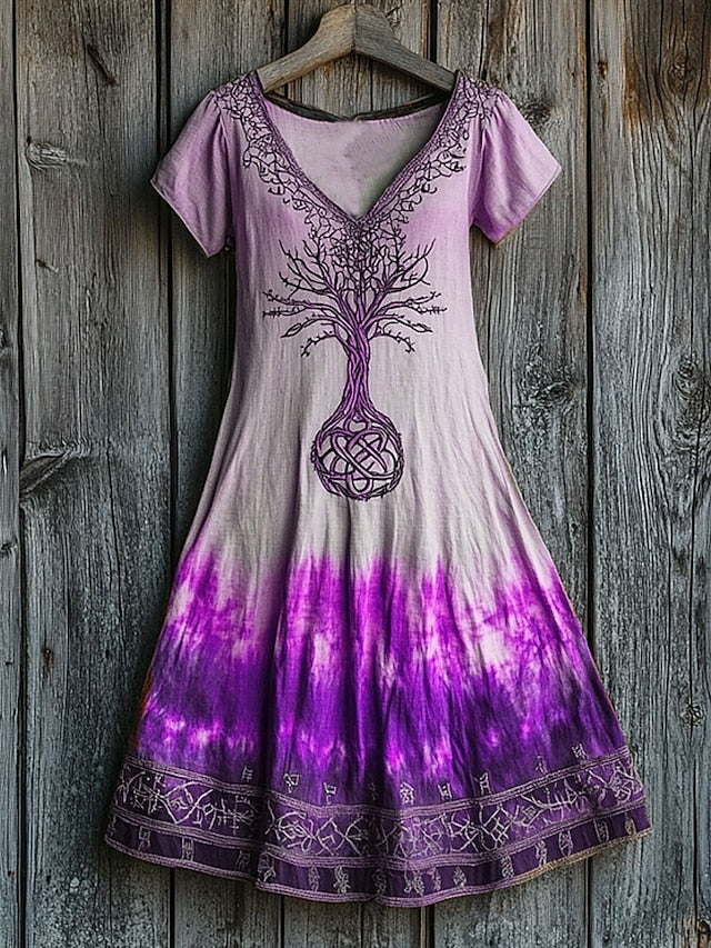 Music Festival Women's Midi Dress Casual Dress T Shirt