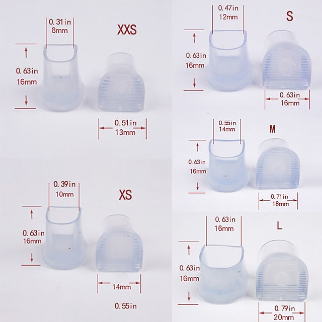 Stiletto Anti-Slip for Protectors Clear High Women – Heel