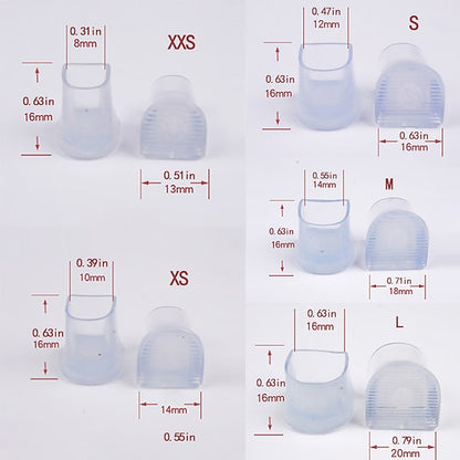 Stiletto Anti-Slip for Protectors Clear High Women – Heel