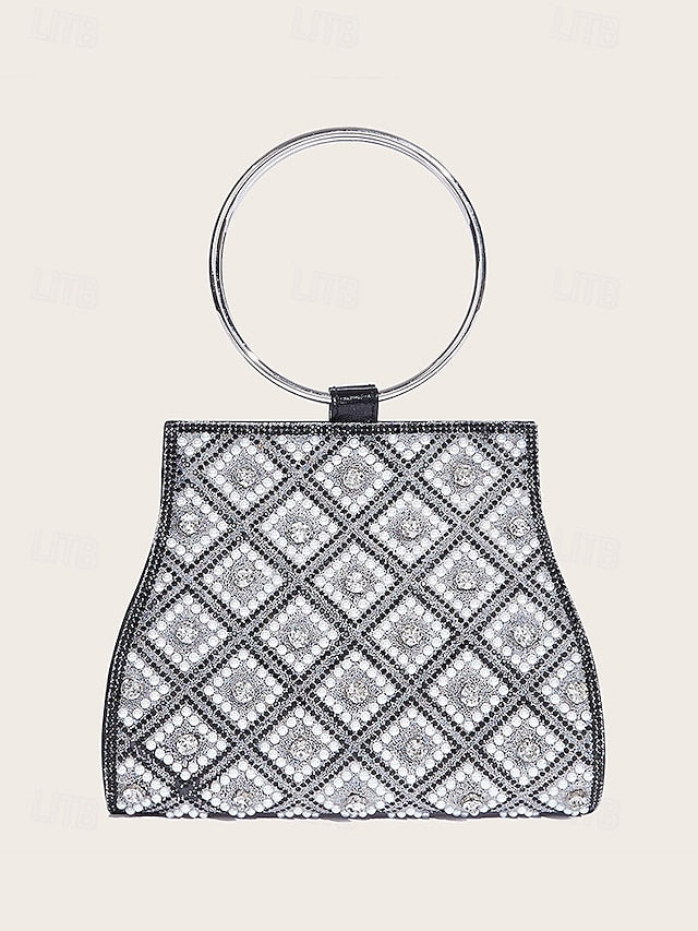 Bag Rhinestone Clutch Evening Women's – Embellished