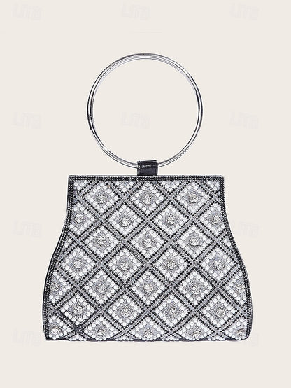 Bag Rhinestone Clutch Evening Women's – Embellished