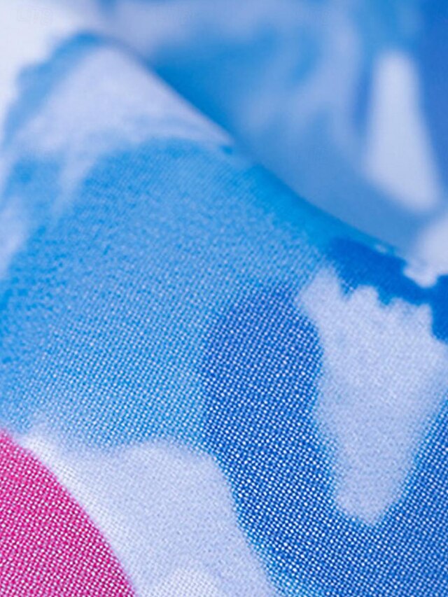 Women's Casual Dress Floral Print V Neck Midi Dress Ethnic