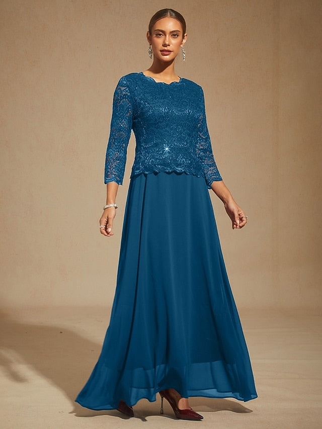 Women's Maxi Dress Chiffon Dress Elegant Wedding Guest