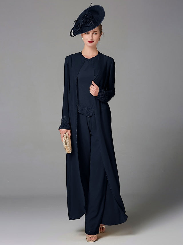 of Beach Bride the 3 Mother Wedding Formal Pantsuit Piece