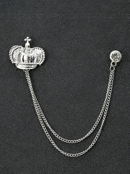 Christmas Reindeer Men's Collar Pins Elegant – Alloy