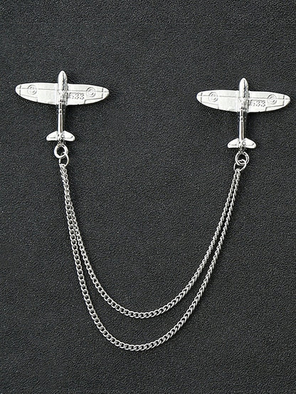 Christmas Reindeer Men's Collar Pins Elegant – Alloy