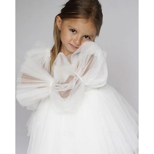 Dress Girls' Kid's Flower Princess Girl