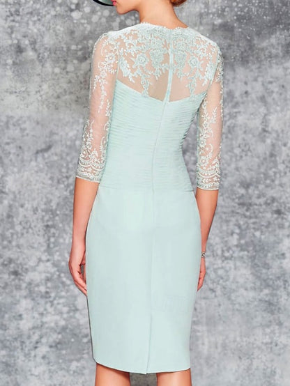 of the Piece Mother Sheath Bride Dress Two Wedding Beach