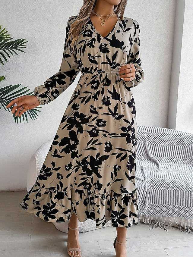 Women's Midi Dress Casual Dress Swing Dress A Line Dress