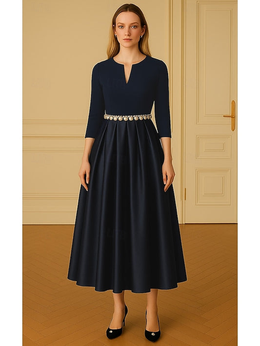 Dress Formal Tea Cocktail A-Line Wedding Elegant Dresses