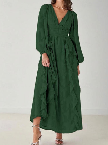 Bride Minimalist of the Mother Simple V A-Line Elegant Dress