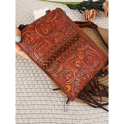 PU Crossbody Ledertasche Schultertasche Wristlet Damentaschen