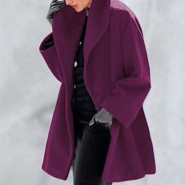 Warm Coat Furs Comfortable Women's Fur Buttons Faux