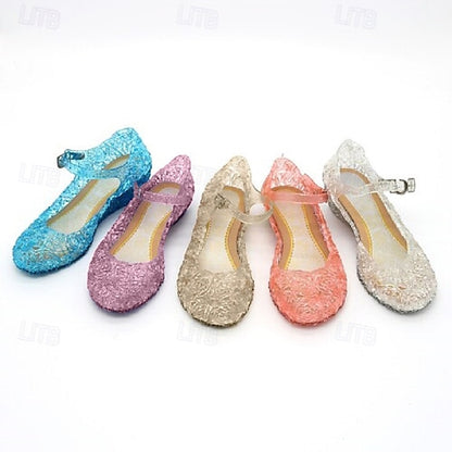 Christmas Shoes Jelly Cinderella Masquerade Elsa Frozen Princess
