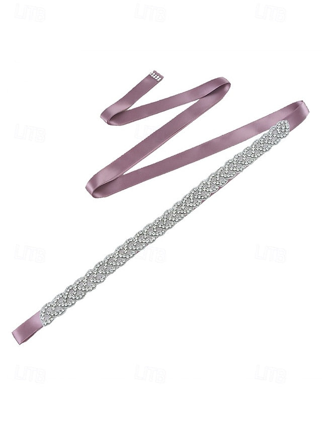 Bridal Dress Crystal Elegant Waistband – Rhinestone Wedding