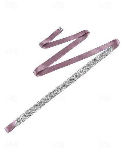 Bridal Dress Crystal Elegant Waistband – Rhinestone Wedding