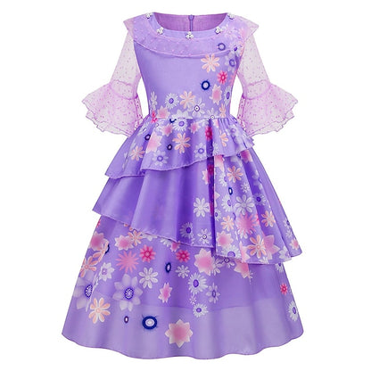 Isabela Girl Fairytale Encanto Madrigal Dress Flower Princess