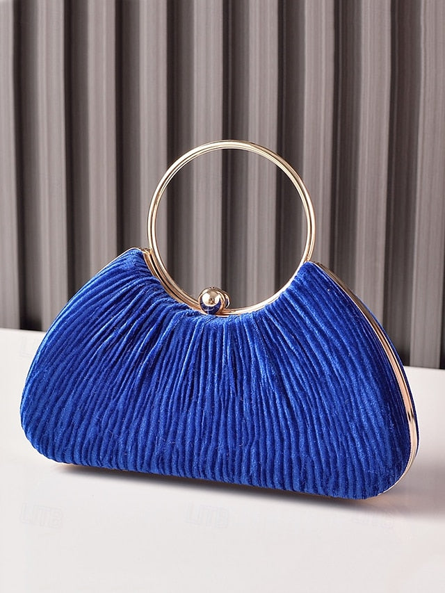 Red – Elegant Handbag Women's Christmas Velvet Party