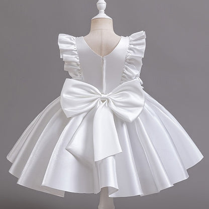 Girls' Wedding Dress Party Floral Toddler Sleeveless