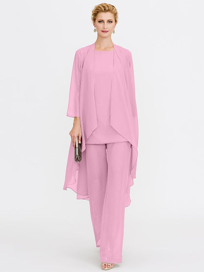 Beach of 3 Wedding Piece Bride the Mother Pantsuit