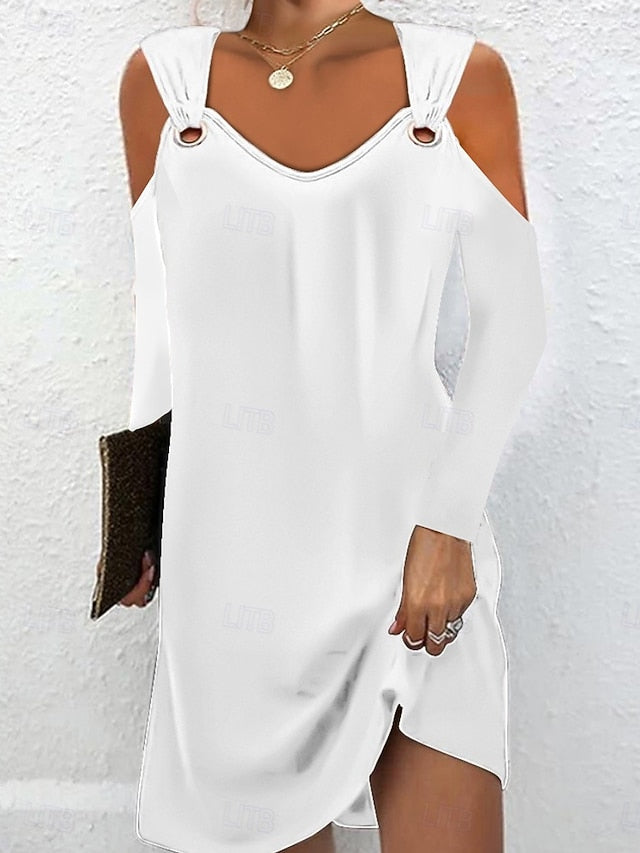 Women's Mini Dress Black Dress Cocktail Dress Formal