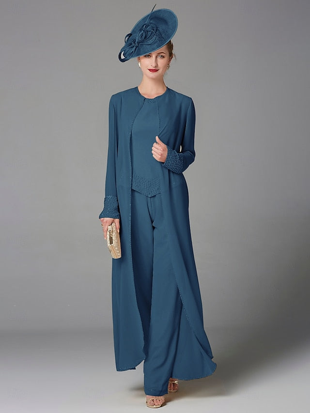 of Beach Bride the 3 Mother Wedding Formal Pantsuit Piece