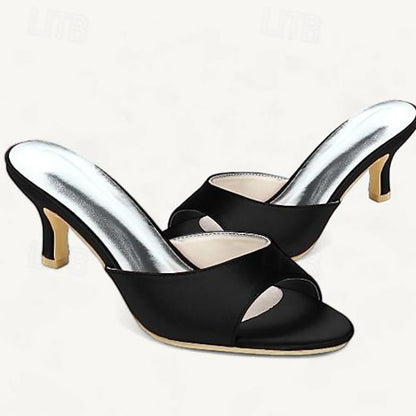 Toe Open Heel Shoes Women's Wedding Sandals Kitten