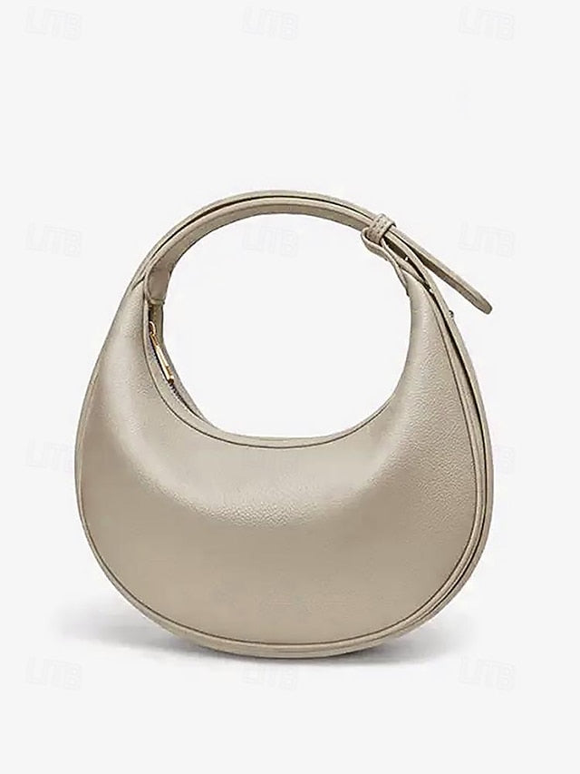 Crescent Elegant Shoulder - Bag Women's White Stylish