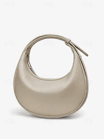 Crescent Elegant Shoulder - Bag Women's White Stylish