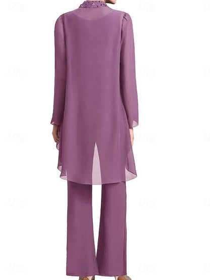 Elegant Bride Pantsuit Dress the of Wedding Simple Guest Mother