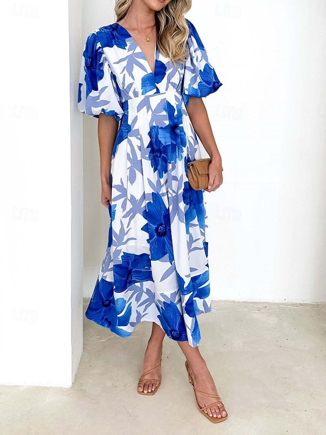 Women's Maxi Dress A Line Dress Casual Outdoor Going out