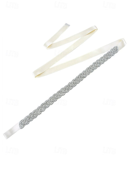 Bridal Dress Crystal Elegant Waistband – Rhinestone Wedding