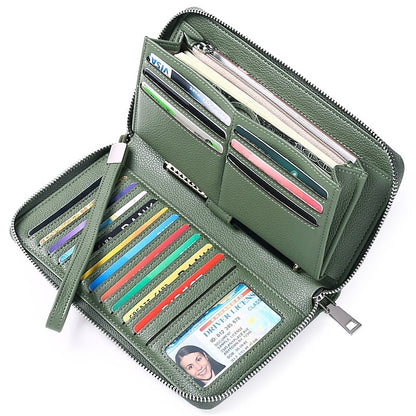 Portefeuille pour téléphone portable en cuir PU pour femme