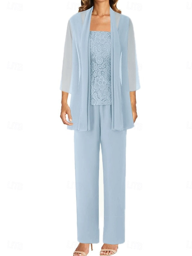 of Mother Bride Guest Dress Pantsuit Elegant Simple Wedding the