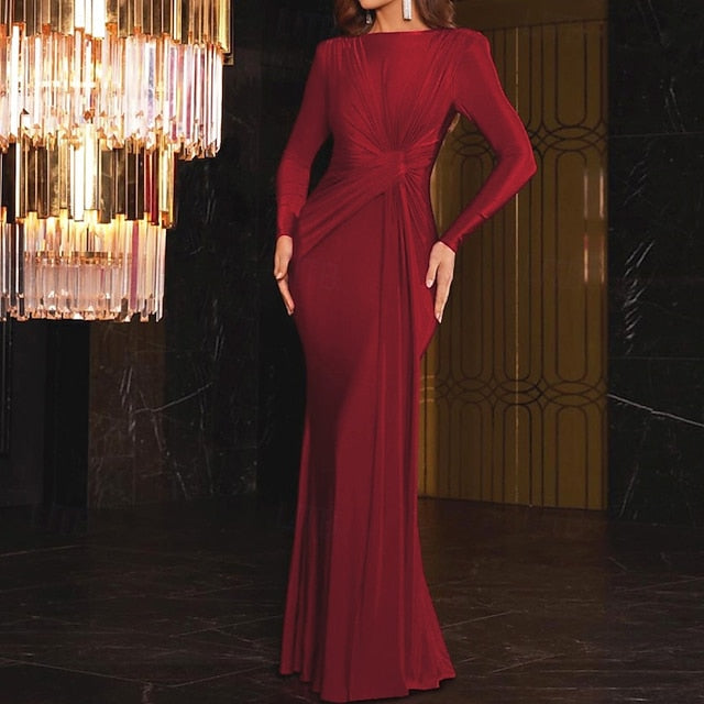 Women's Long Dress Maxi Dress Satin Dress Prom Dress Party