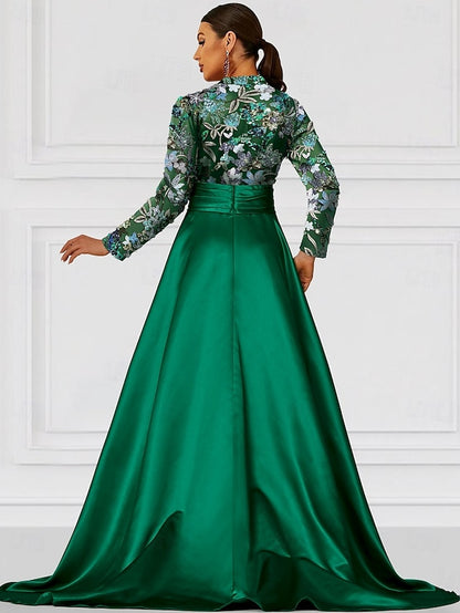 Elegant Floor Dress Wedding A-Line Evening Formal Gown Length
