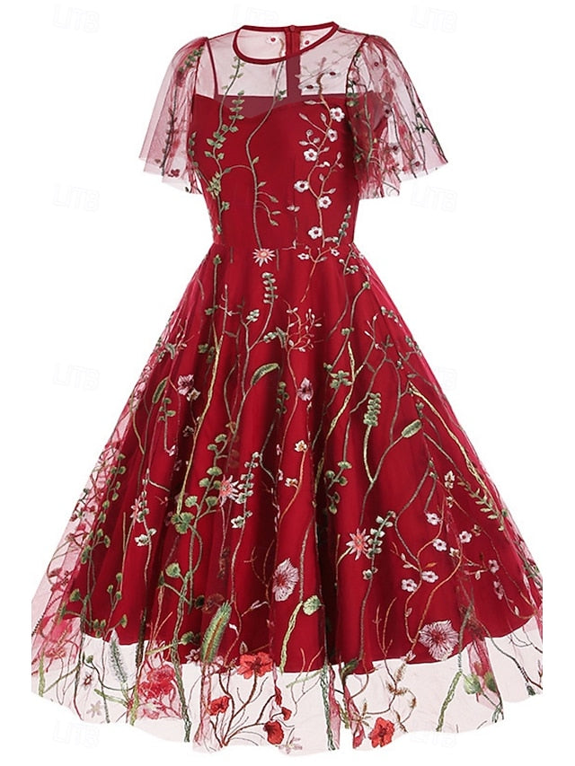 Women's Mini Dress A Line Dress Tulle Dress Elegant Party