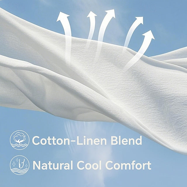 Women's Black White Yellow Spring Fall Winter Maxi Dress