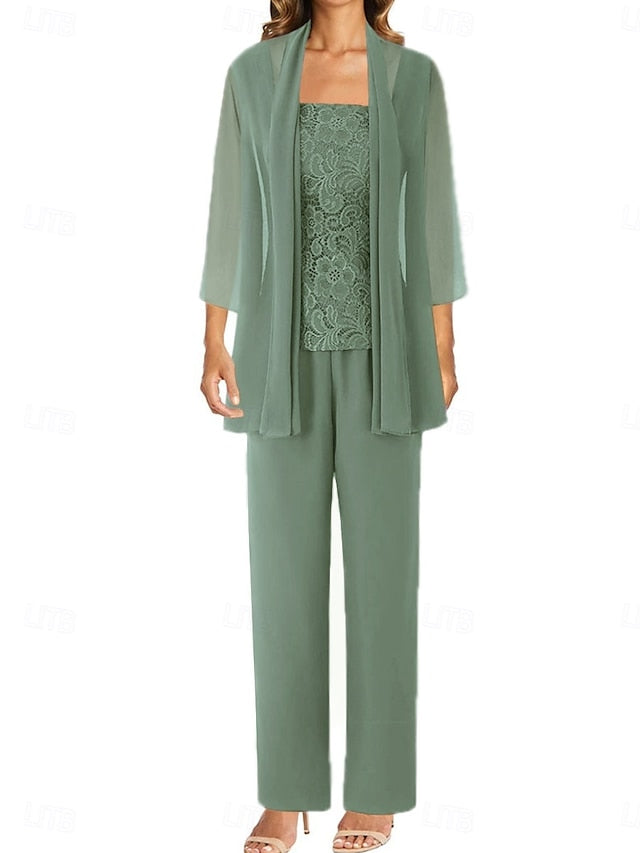 of Mother Bride Guest Dress Pantsuit Elegant Simple Wedding the