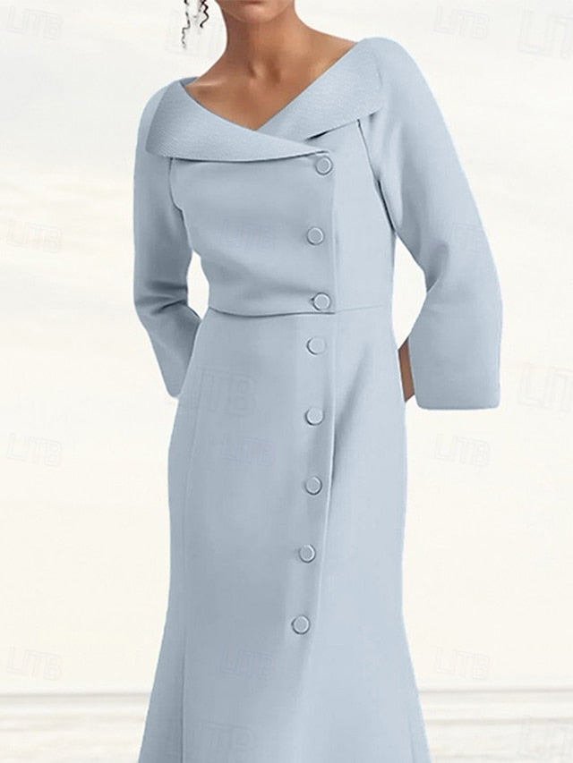 of Elegant Tuxedo Blazer Mother Dress A-Line Bride the