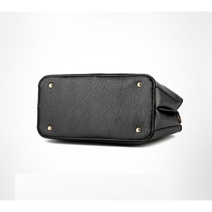 Sac à main élégant en cuir synthétique vert pour femme – structuré