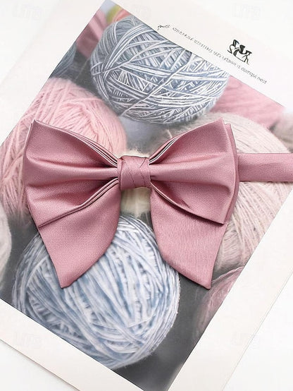 in Bow Colors Multiple Tie Satin Men's